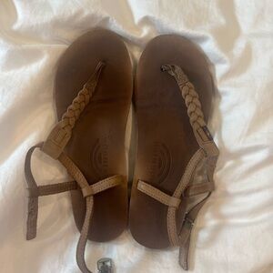 Rainbow T Strap Sandal